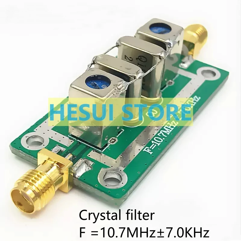 

Quartz crystal filter Bandpass narrowband filter 10.7MHz ±7KHz 10.7M