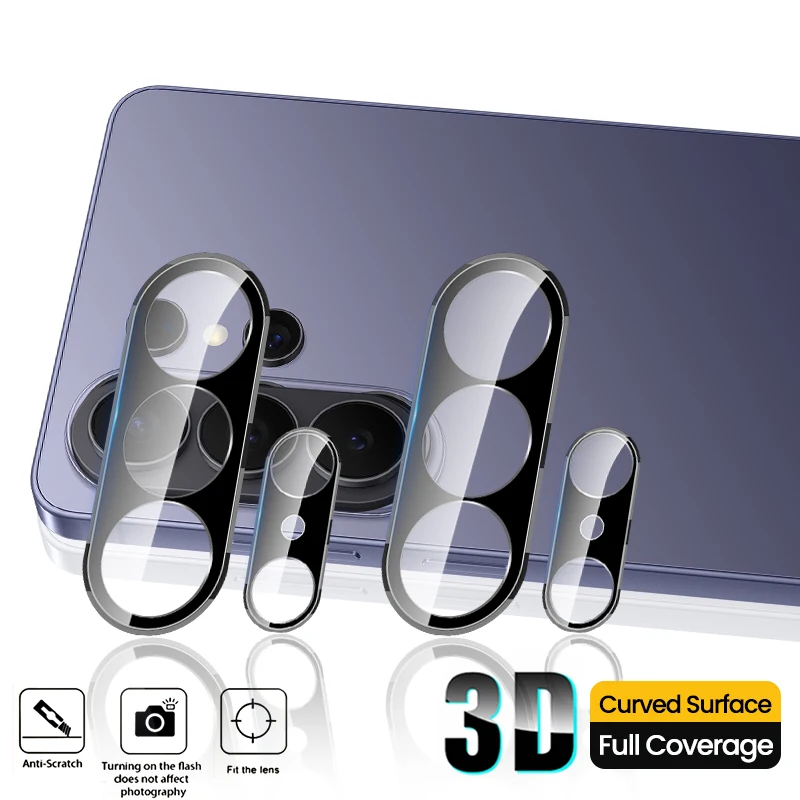 

Защитная пленка из 3D закаленного стекла для задней камеры Samsung S26 Ultra 5G (2 шт.), 9H, для Galaxy S26 Plus S26+ S26Ultra