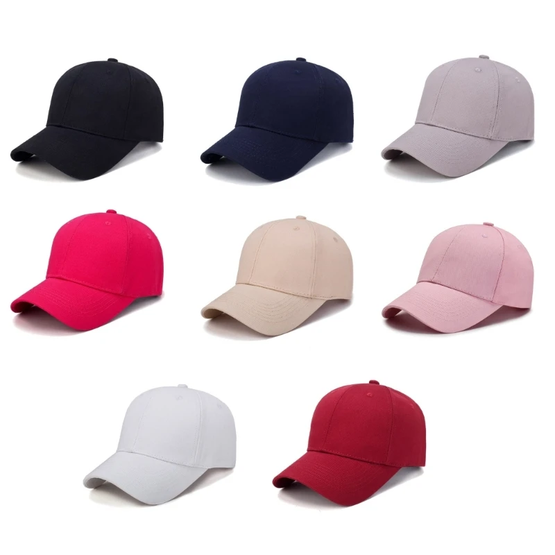 1PC Adult Baseball Hat Elegant Unisex Sun Hat Breathable Peaked Hat Fashion Long Brims Baseball Hat Outdoor Sport Camping Hat