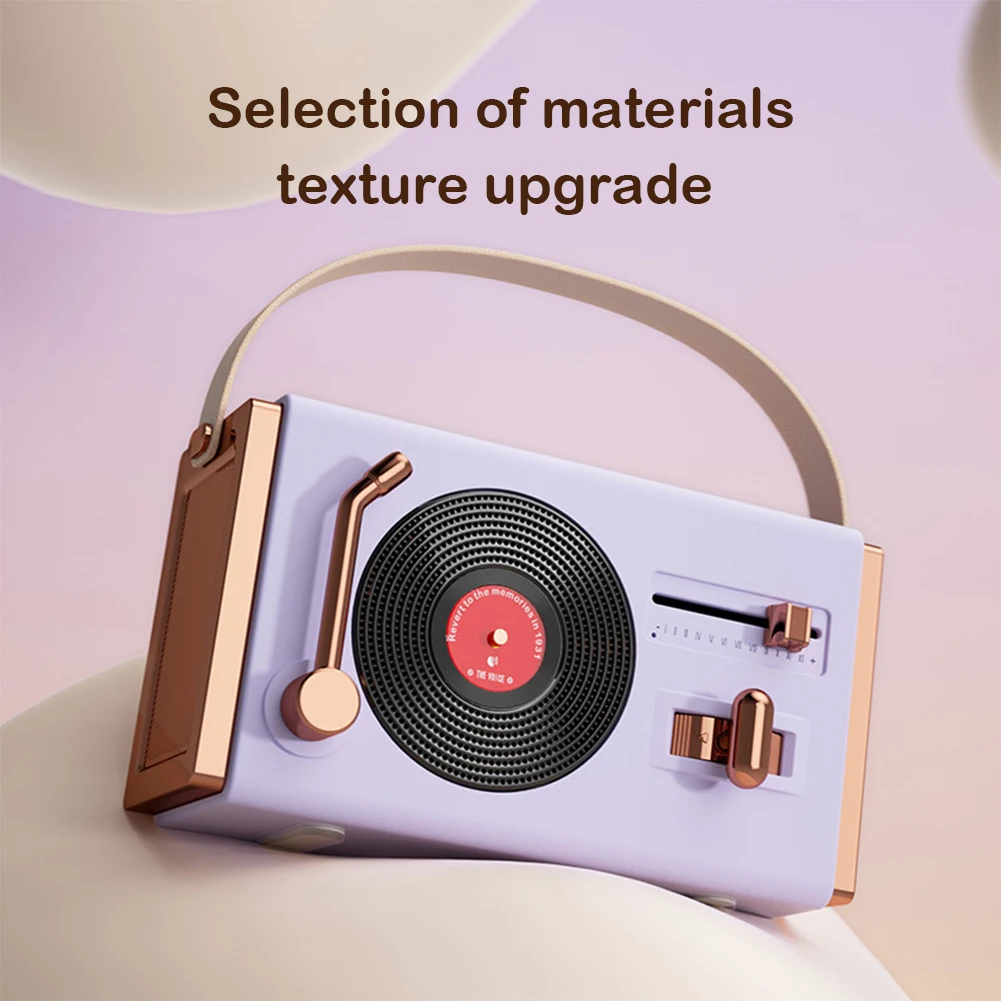 Altavoz Compatible con Bluetooth, sonido estéreo, recargable, para oficina