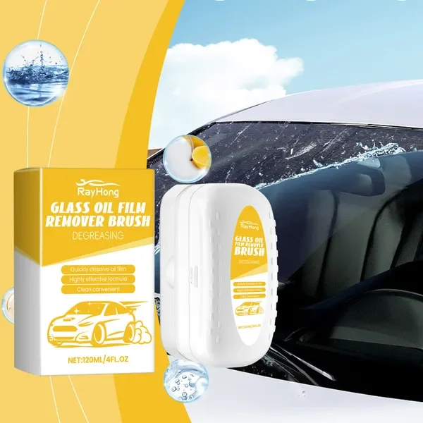 Щетка для чистки автомобильного стекла Rayhong, пятна для чистки оконного стекла автомобиля, масляные пятна, водонепроницаемая щетка для чистки от дождя