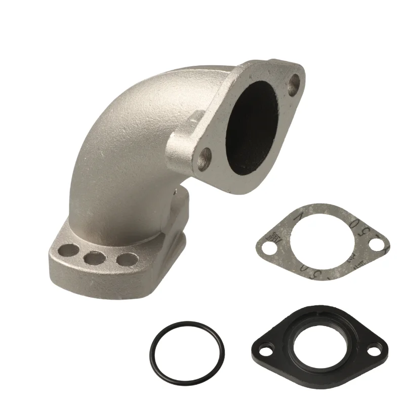 26mm 28mm Manifold ATV Adapter Intake Inlet Pipe For 125cc 140cc 150cc 160cc 200cc Motor Pit Bike Scooter Round Slide Carburetor