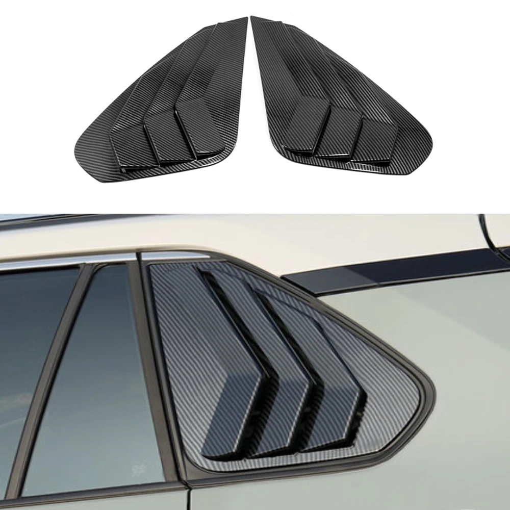 

Car Rear Side Window Louver Spoiler Panel Quarter Window ABS Decorative Accessories For Toyota RAV4 XA50 2019-2021 2022 2023