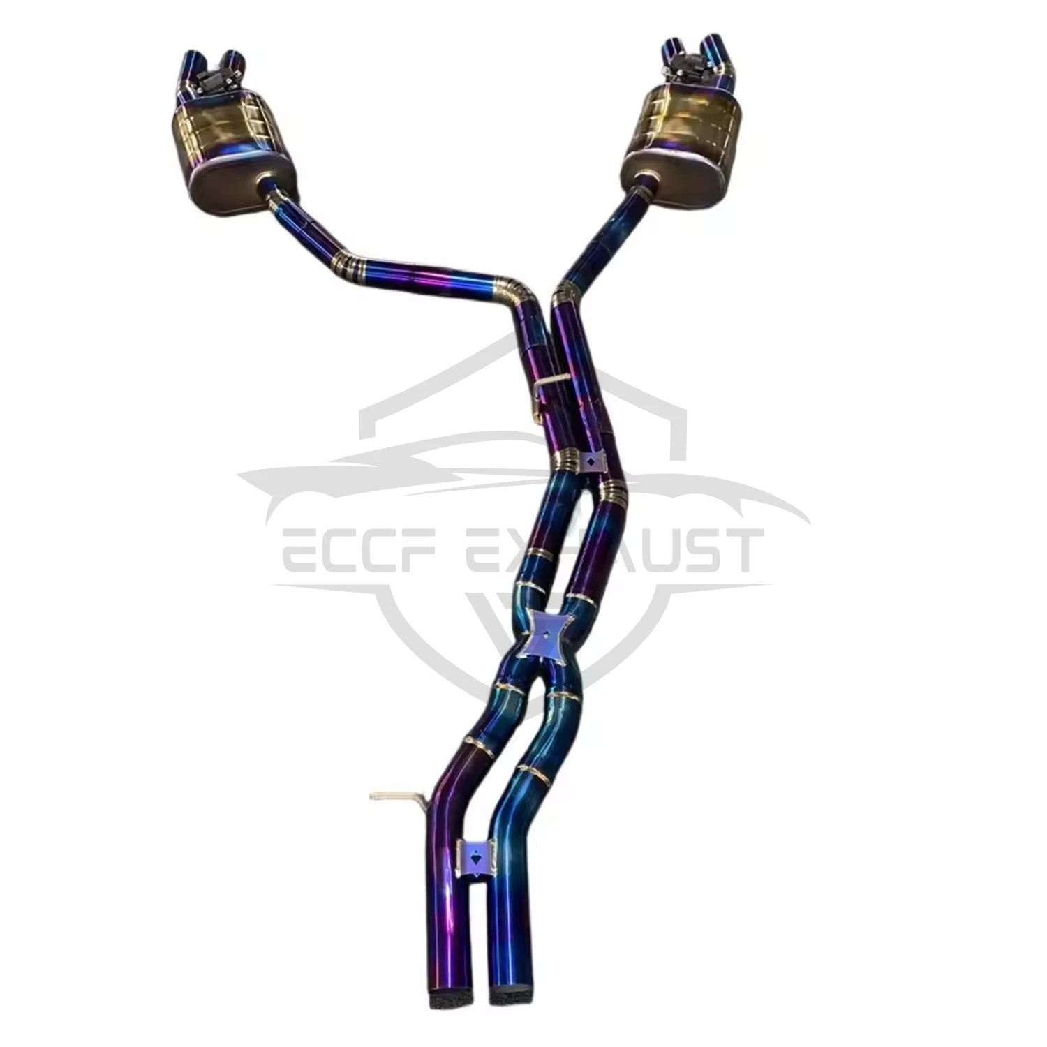 Titanium Valvetronic Exhaust For Audi A8 C8 3.0T Aggressive Sound Performance Upgrade Easy Installation