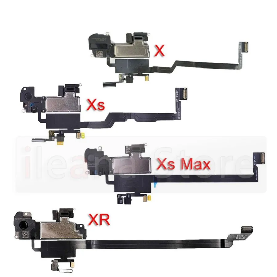 Ear Earpiece Speaker For iPhone X Xs XR 11 12 Pro Max Aiinant Proximity Sensor Sound Earphone Flex Cable Phone Face ID Parts