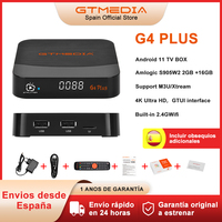 Gtmedia G4 Plus Android Smart Tv Box 4K Ultra Hd 2Gb+16Gb Built-In 2.4G&5.8G Wifi+Bt4.1 Google Voice Assistant Media Player Stb