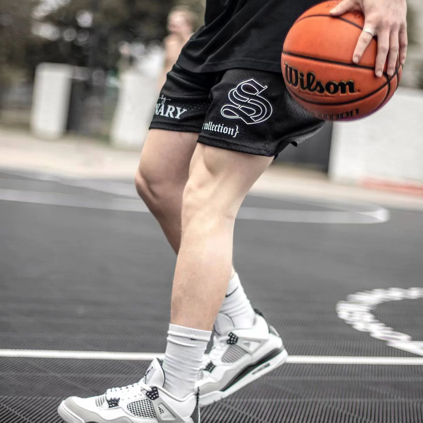 Pantalones cortos deportivos para hombre, Shorts de entrenamiento de baloncesto, malla transpirable, secado rápido, tendencia de moda, estilo