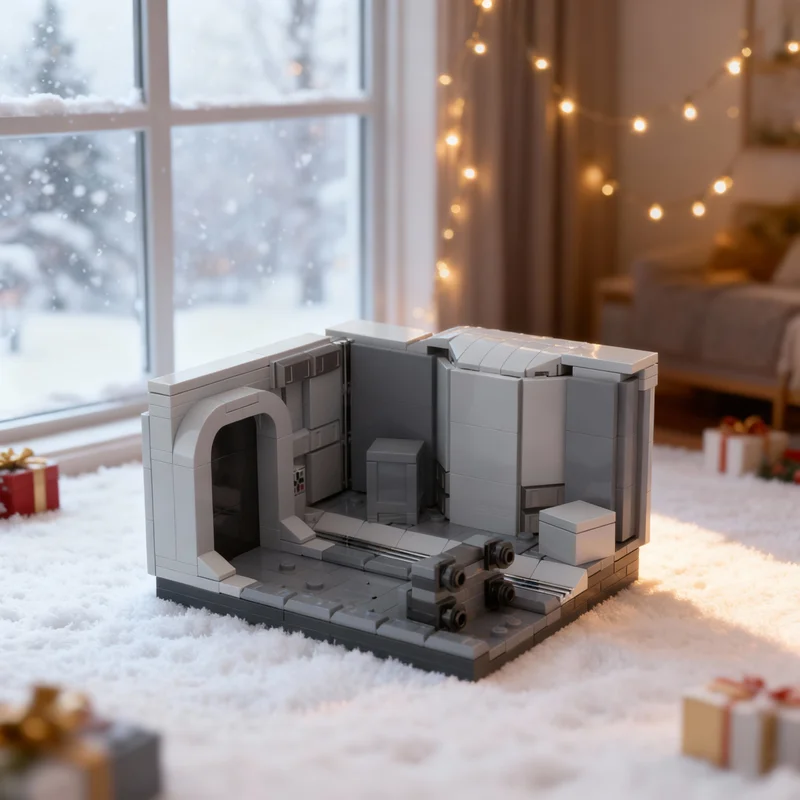 

Набор строительных блоков MOC Star Battle SW «Промышленный коридор», 353 детали, конструктор, идея для рождественского подарка, развивающая игрушка