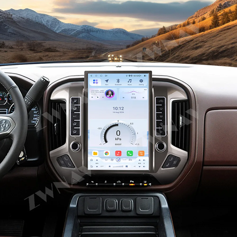 14.5 Inch android 15 For Chevrolet Silverado 2013-2019 GMC-Sierra 2014-2020 car Multimedia Player Wireless Carplay Android Auto