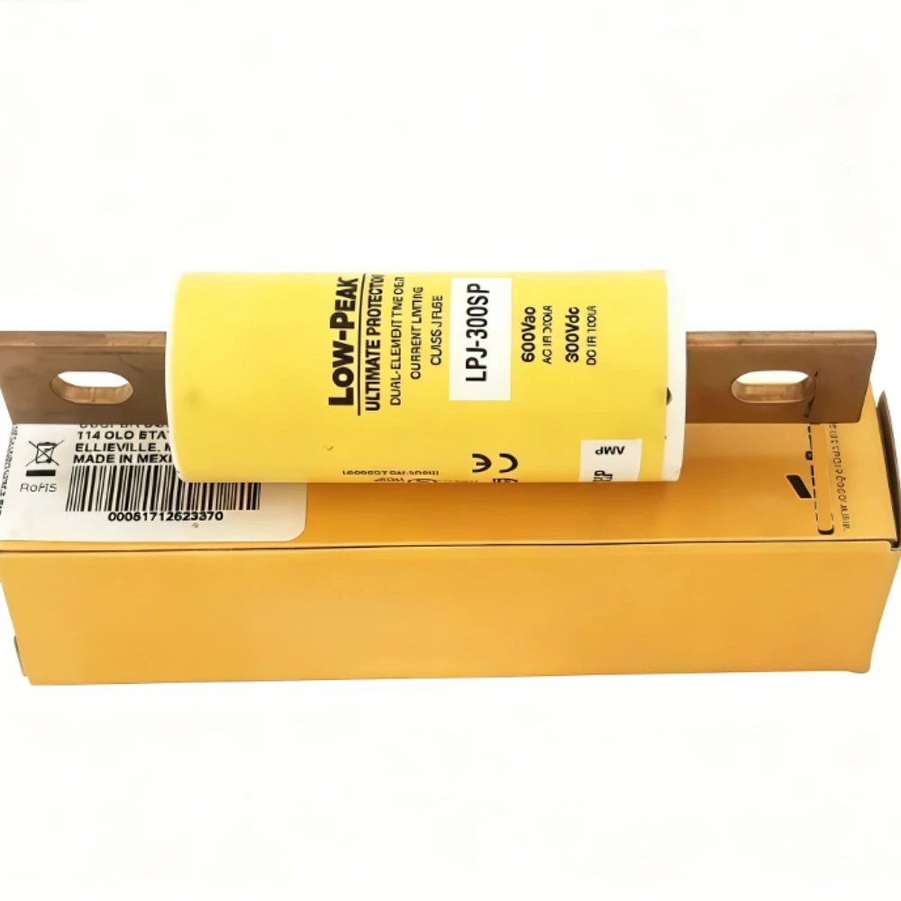LPJ350SP 350A 600VAC 300VDC Class J Time Delay Fuse, Dual-Element Current Limiting Low-Peak Industrial Circuit Protection