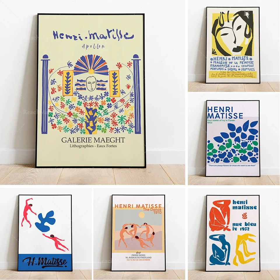

Illustrated poster print of Henri Matisse's work
