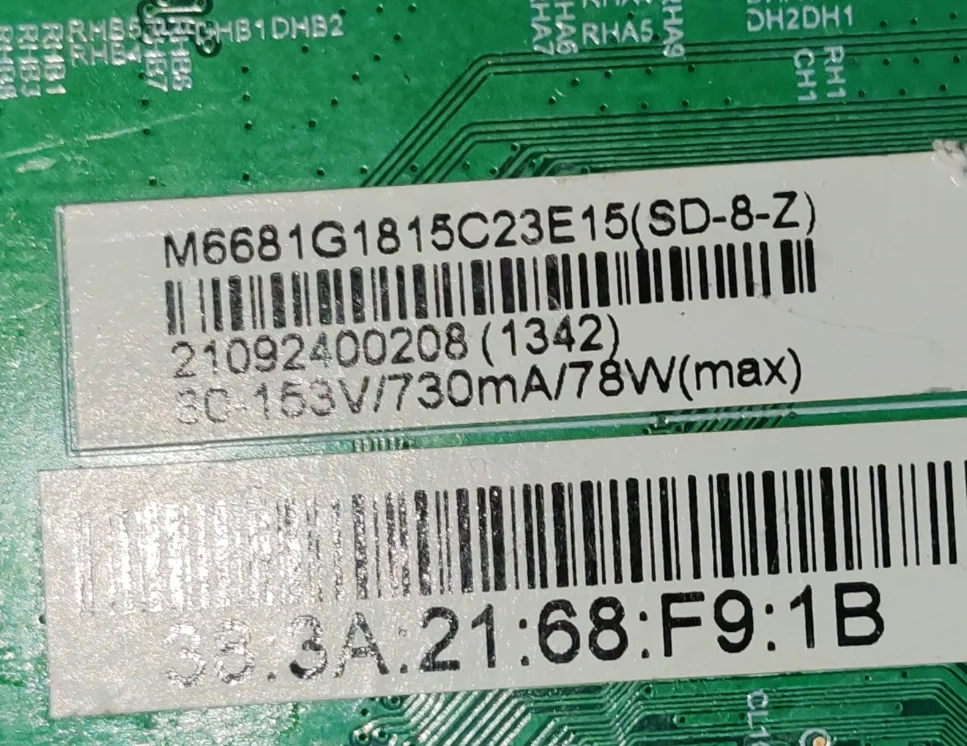 ZP.M5686.815R00 ZP.M6681.815R00 Wi-Fi сеть три в одном ТВ материнская плата физическое фото хорошо Протестировано для 30 -- 153v 730ma