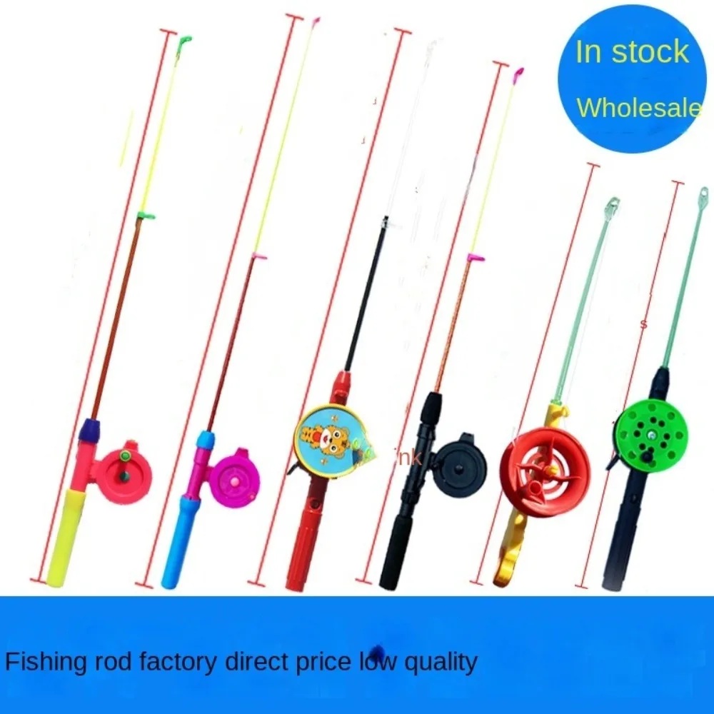 35/40/75/80cm Mini Retractable Ice Fishing Rods Winter Children Ice Fishing Pen Pole Portable Ice Fishing Rod Ice Winter Fishing