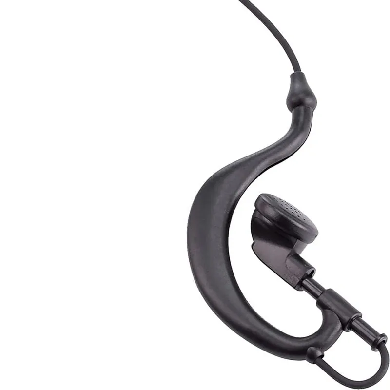 RISENKE-Walkie Talkie Earpiece, Radio, PNC370, PD 356 Headset for Hytera PD362, BD302, BD300, TD350, TD360, G-Shaped