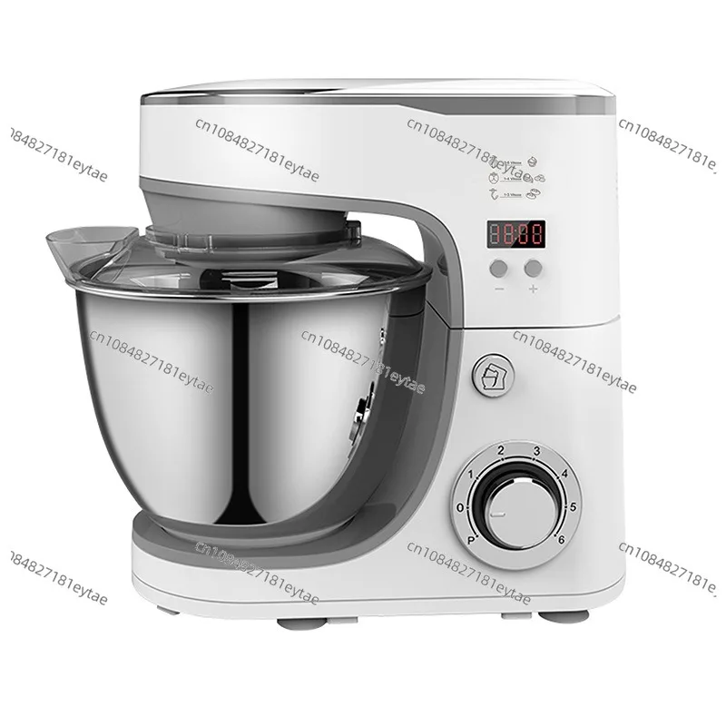 Mixing Machine Multifunctional Cooking Machine 5L Stainless Steel Bucket Mixer Egg Beater