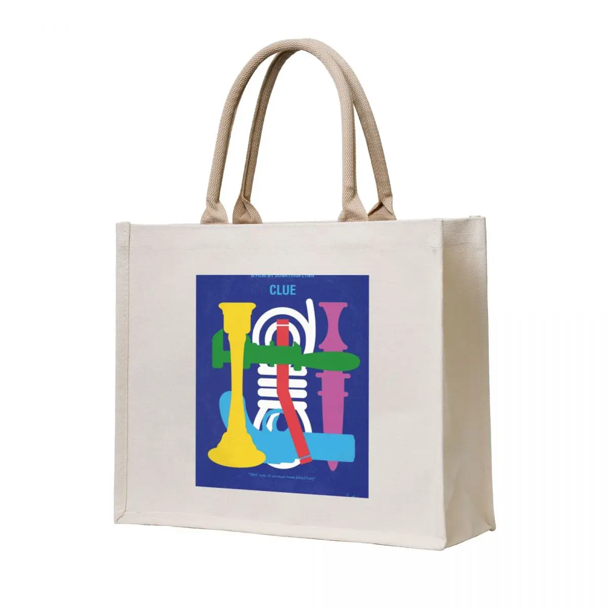 

No1066 My Clue minimal movie poster Poster Tote Bag Beach bag sac pour femme Women's handbag reusable shopping bag