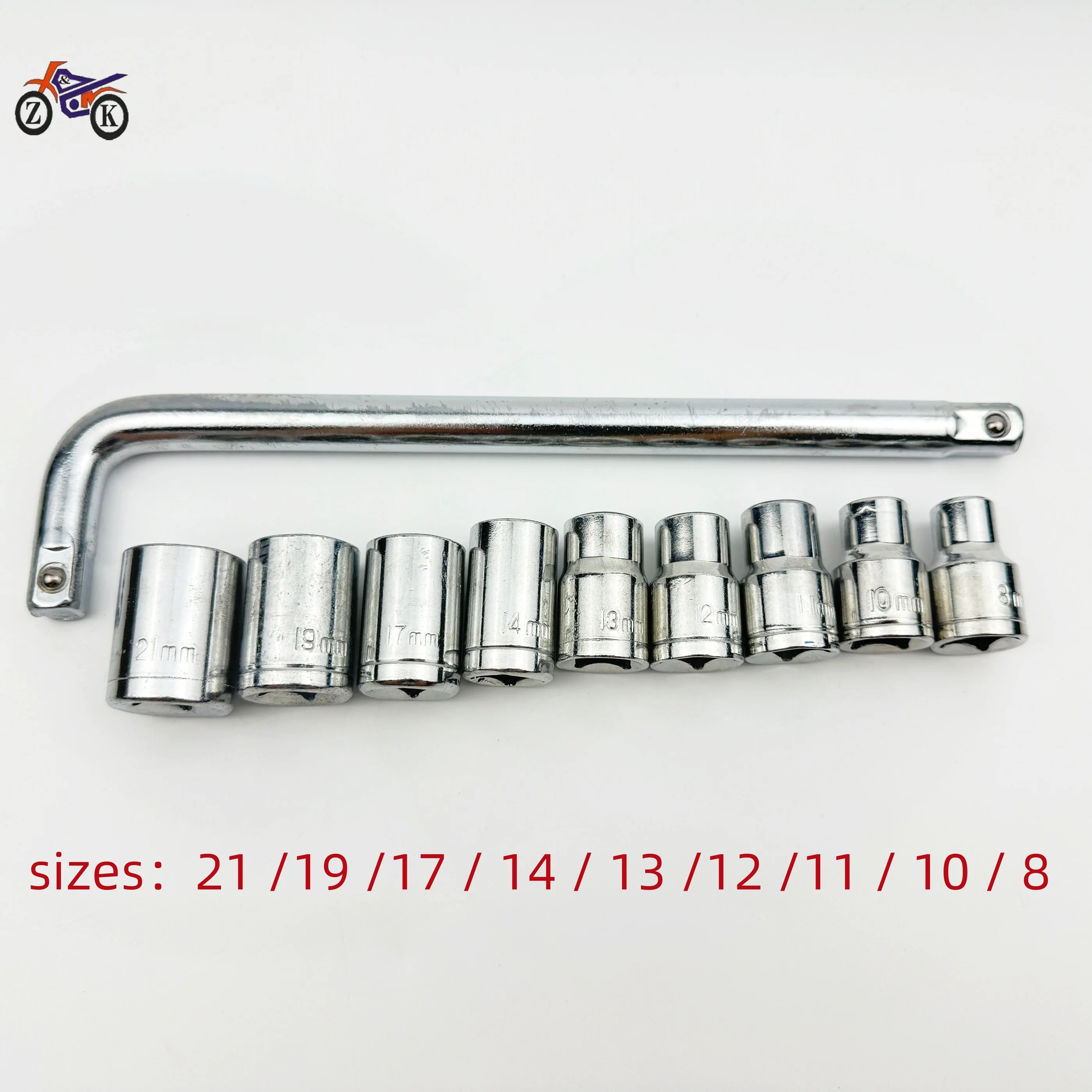 Moto Auto Parts Wrenches Steel Hand Socket Socket Wrench Set Tools Household Machine Tools Metal Carpenters Construction Workers