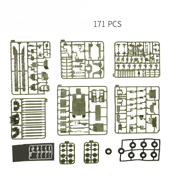 1/72 9A52-2 Smerch Russian Long-range Multi-barrel Rocket Launcher Armored Vehicle 4D Assemble Model Boy Toy