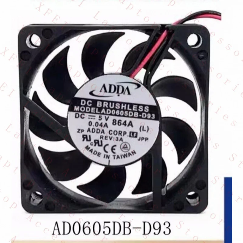 

Вентилятор охлаждения C AD0605DB-D93 DC5V 0.04A 6CM 6015, 2-проводной