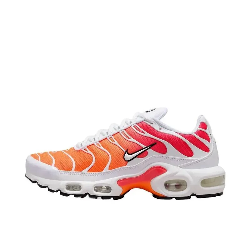 Nike Air Max Plus TN Orange Mesh Men Running Shoes Popular Air Cushion Anti-Slip Shock-Absorbant Men Sports Trainers DZ3670-101