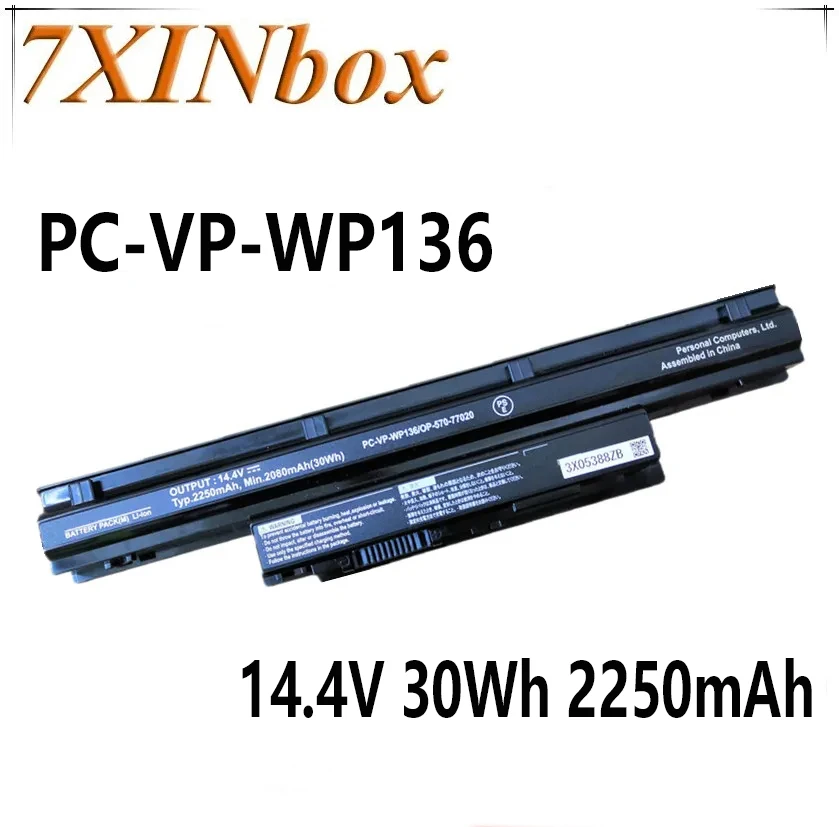 

7XINbox 14.4V 30Wh 2250mAh Original PC-VP-WP136 Laptop Battery For NEC LS150/N LS350MSR LS550MSR