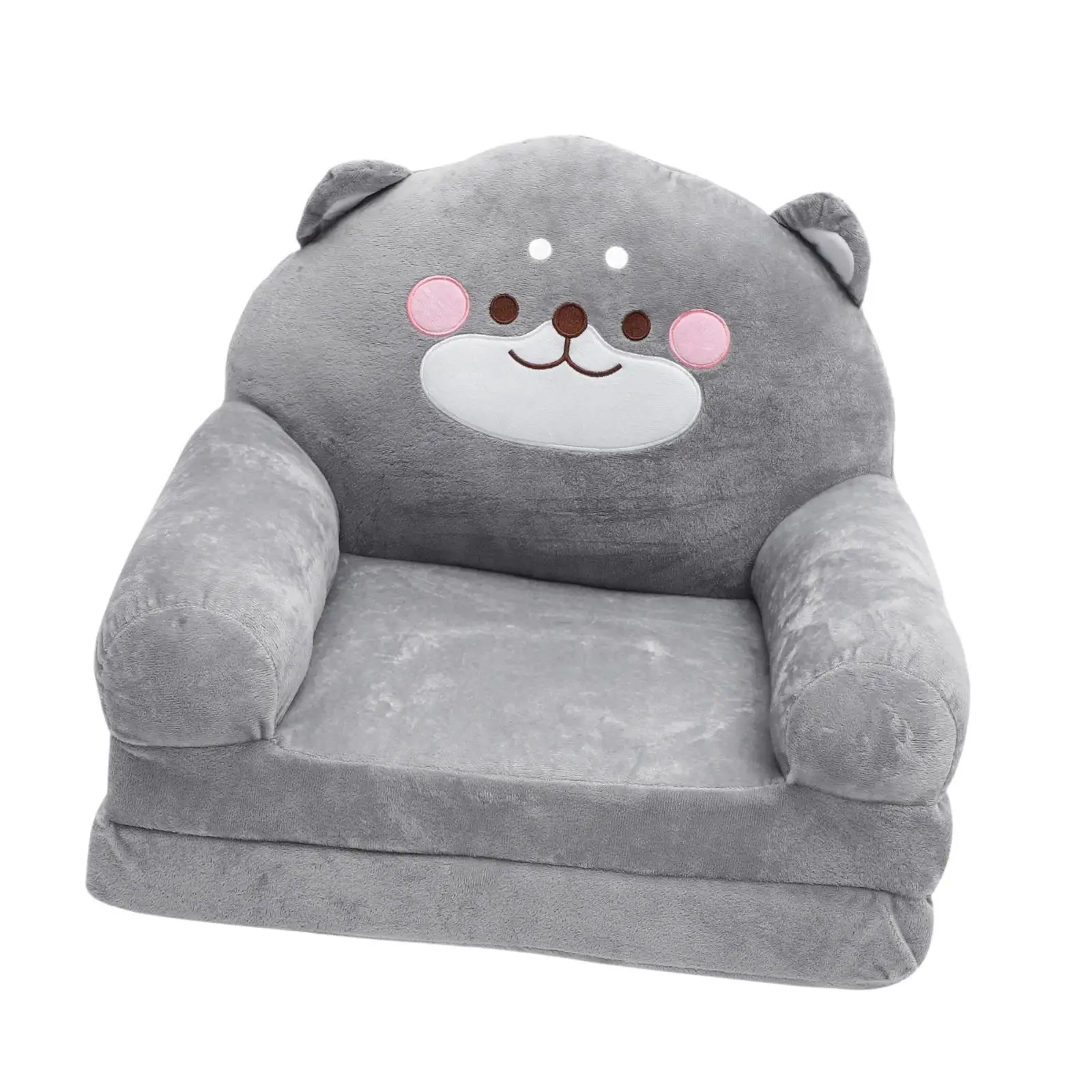 Kids Couch Fold Out Armchair 2 in 1 Comfortable Cute Washable Children Couch
