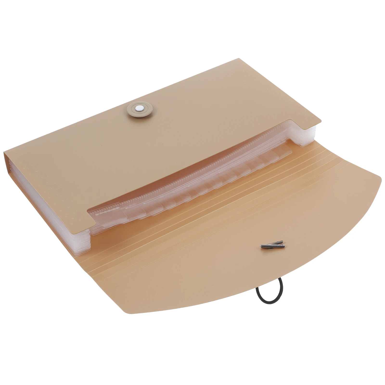 

13 Pockets File Folder Package Notes Expanding Accordion Organizer Multifunction Khaki