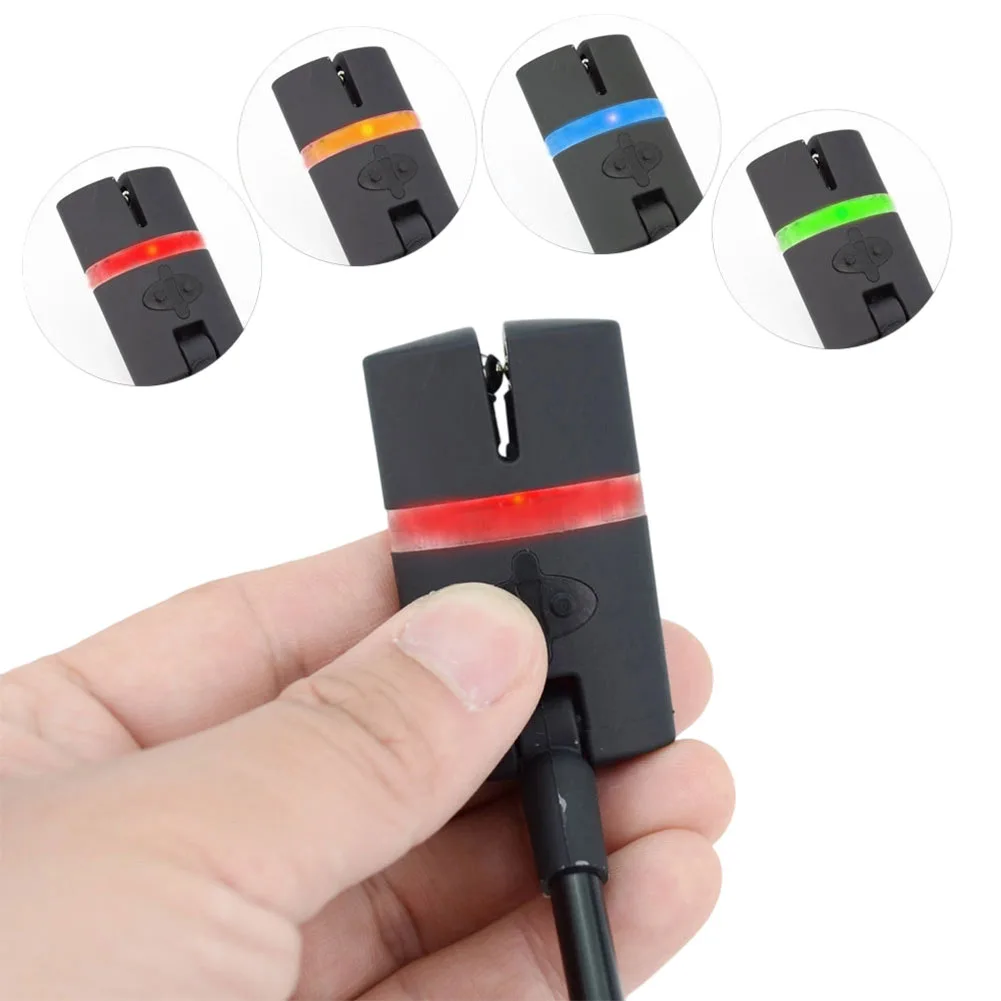 Customizable Fishing Alarm Device Audible Alarm 103g Dimmable Bite Indicator Easy To Use Improved Fishing Efficiency