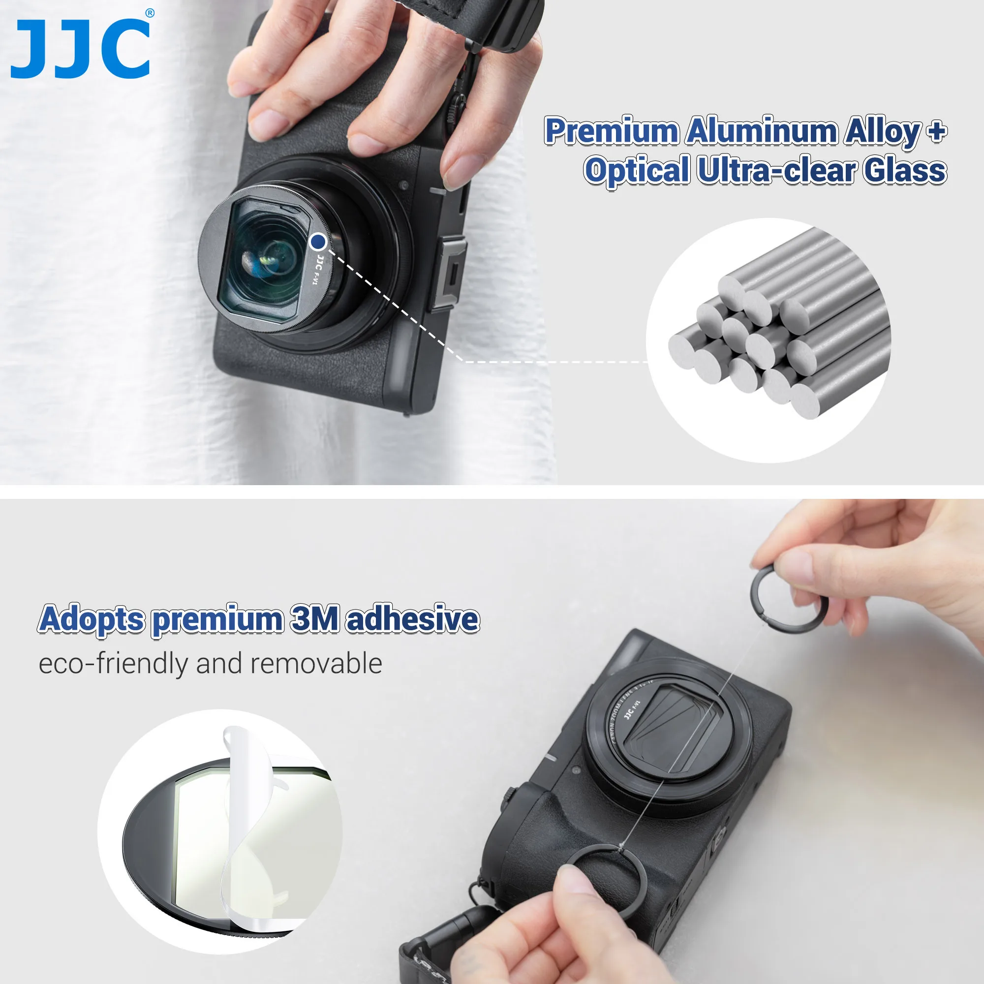 JJC UV Protective Filter for Canon PowerShot V1 Camera Accessories