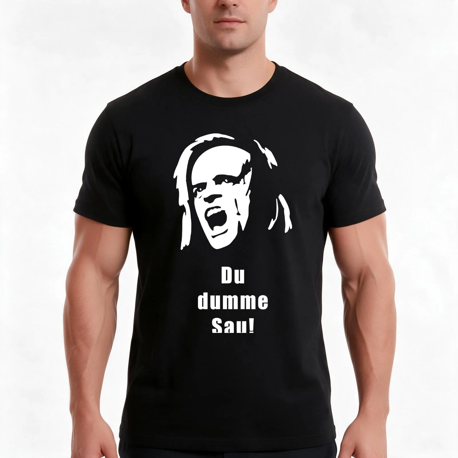 Klaus Kinski - sow T-Shirt Summer Casual Cotton Tee Oversized Streetwear Tops Vintage Graphic Print Loose Fit Short Sleeve
