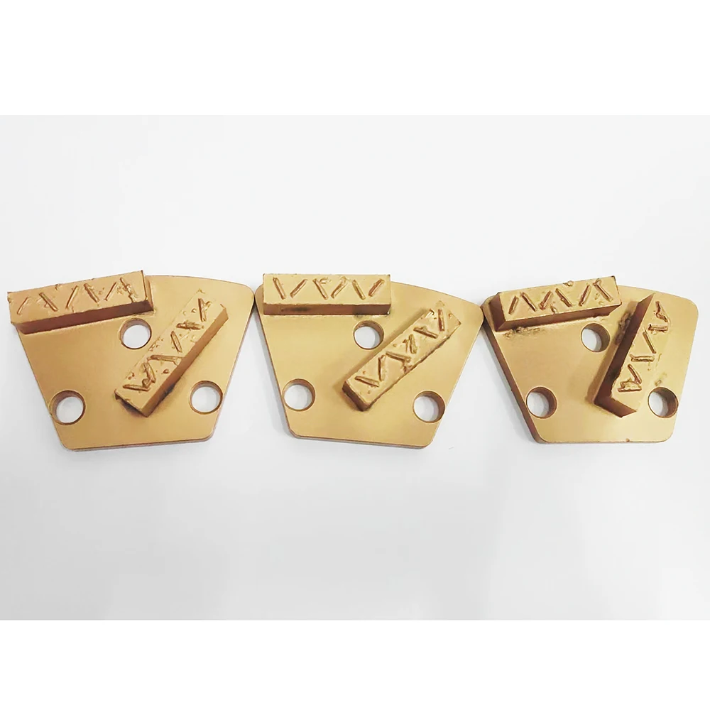 PCD Epoxy Curing Floor Grinding Block Diamond Iron Disc Concrete Stone Grinding Head Grinding Knife Fan-Shaped Grinding Disc