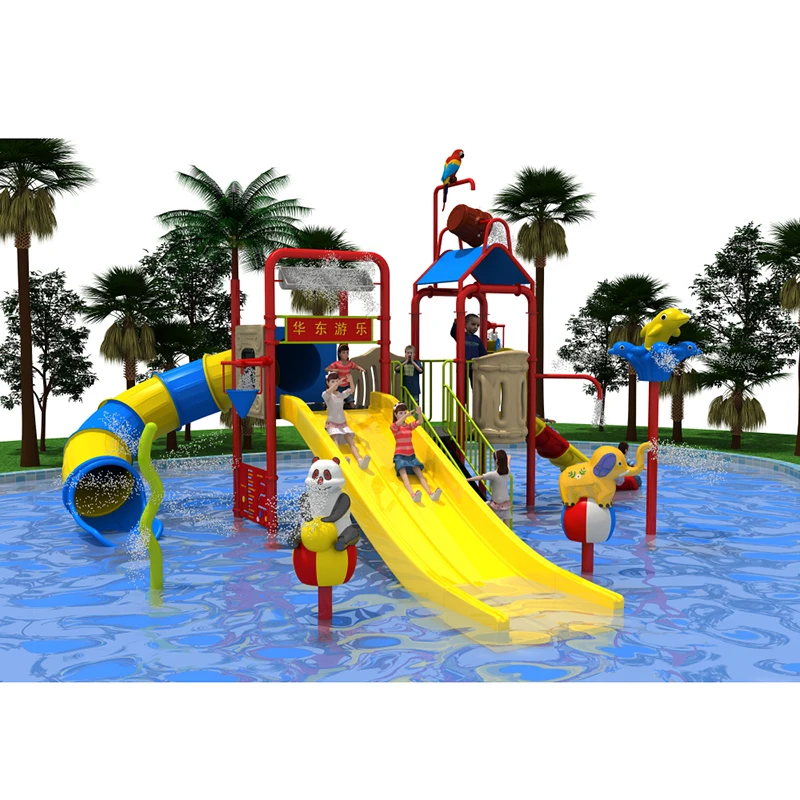 Outdoor play park kids sports slide playground water park