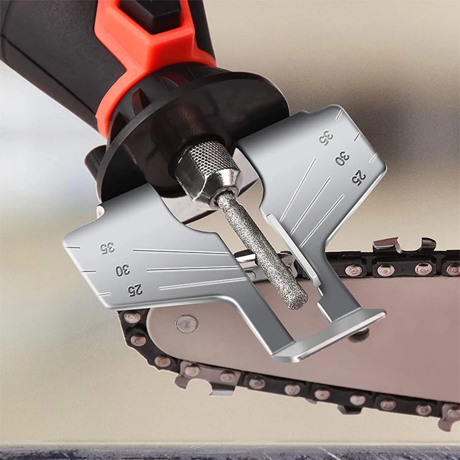 

6pcs Chainsaw Grinding Stone Electric Sharpener Diamond Grinding Head For Chainsaw Chain Sharpening Multi Sizes Grindstone Set