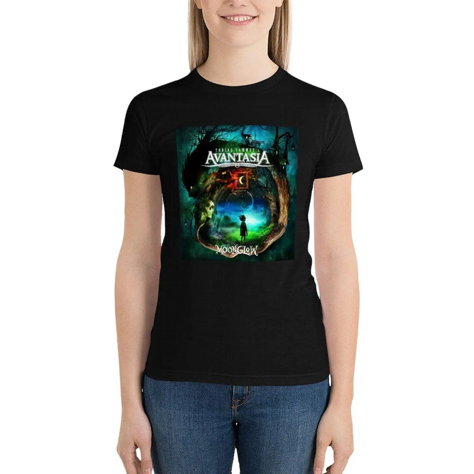 sammet moonglow tobias tour 2019 warna avantasia T-Shirt korean fashion Short sleeve tee funny tops Woman fashion