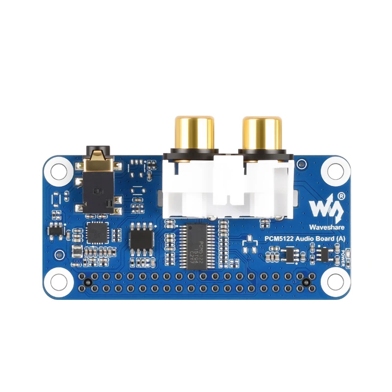 Płytka audio Waveshare PCM5122 HIFI I2S DAC dla Raspberry Pi 40PIN GPIO Port Karta dźwiękowa dla PI5/PI4/Zero — zdjęcie produktu 6