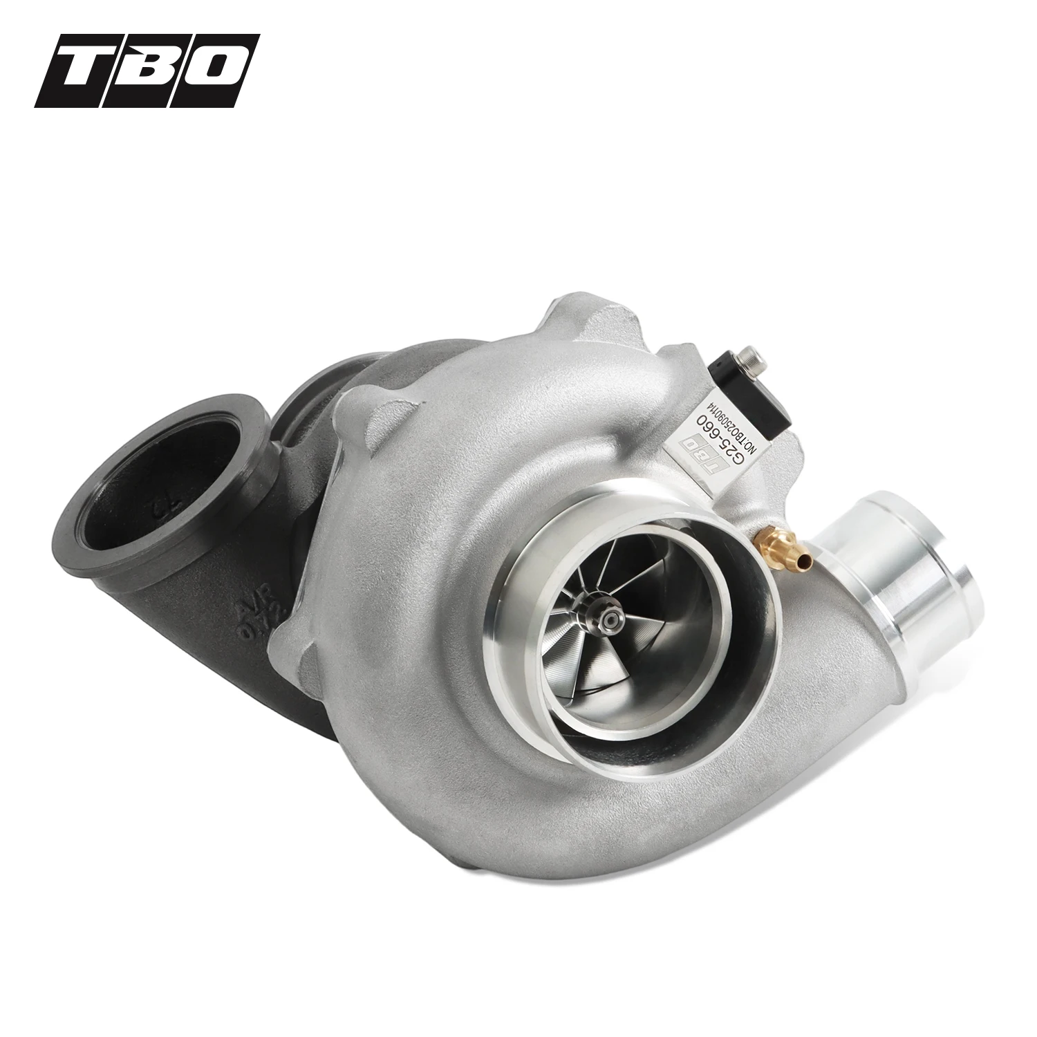 G25-660 Reverse Ball Bearing Turbocharger W/o Actuator AR 0.72 Dual V-Band Universal Fitment