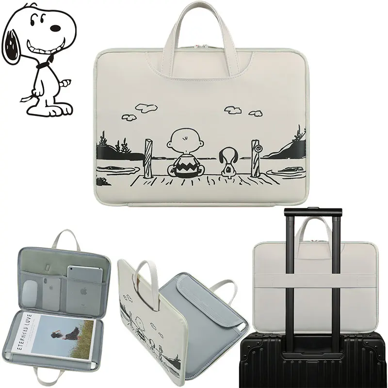

Защитный чехол для ноутбука Snoopy для 13, 13,3, 14, 15,6 16-дюймового MacBook Pro, сумка для ноутбука для мужчин и женщин, компьютерная сумка