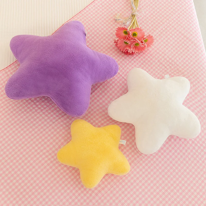 

Animal Plush Sleeping Pillow Nordic Little Star Pillow Super Soft Cute Plush Toy Sleep Pillow Soft Gift Girl Heart Cream Color
