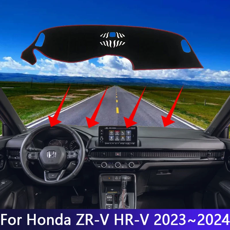 

Car Dashboard Anti-dirty Dash Mat For Honda ZR-V RZ ZRV HR-V HRV RZ2 US 2023 2024 Anti-UV Sunshade Pad Auto Interior Accessories