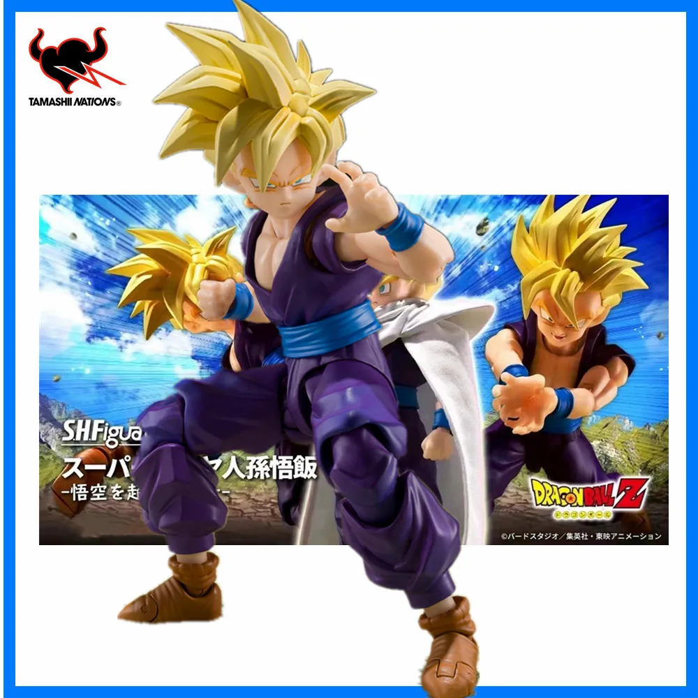 Original Dragon Ball Z S.H.Figuarts Super Saiyan Son Gohan Anime Figure Toy The Warrior Who Surpassed Goku PVC Model Gift Doll