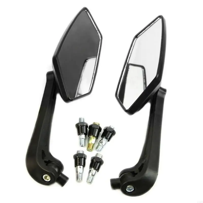 400B New Useful Universal Scooter Rearview Mirrors Pair Moped ATV Motorcycle Backup