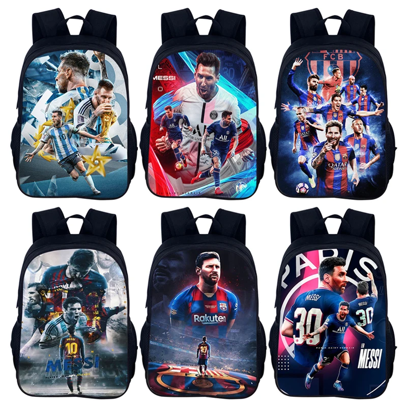 Football Sports Backpack M-Messis School Bag Boys and Girls Sports Rucksack Star Player School Backpack Book Bags for Best Gift