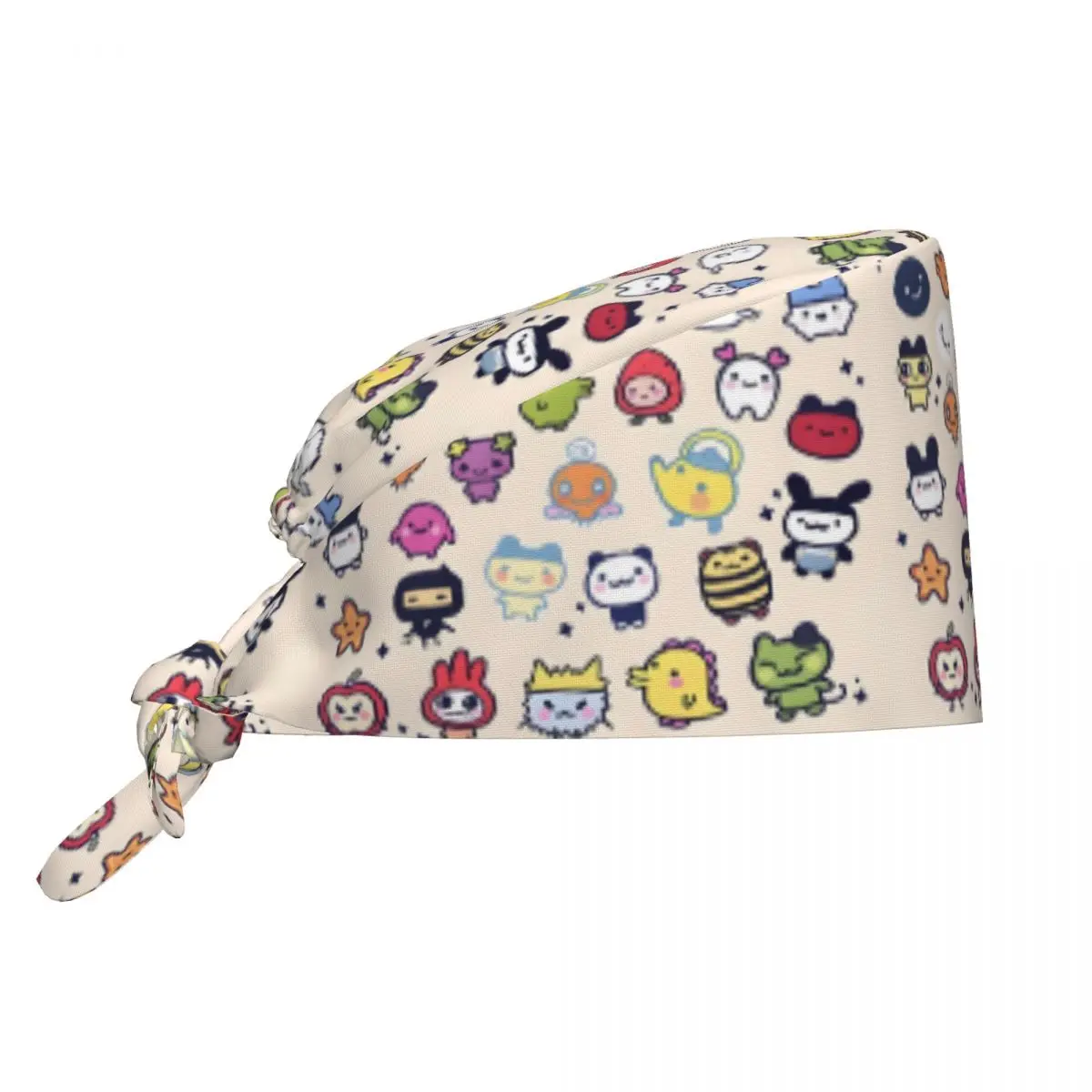 

Custom Tamagotchies Cartoon Working Cap Surgical Hats Women Men Operating Room Cap Operator Hats Lab Works Hat