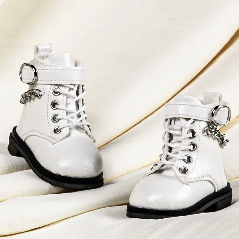 1/6 Bjd Doll Shoes Handmade 4.8cm * 2.4cm * 4cm Lace Up Button Long Boots Odpowiednie dla Dollfie Dream Mid Dk Dollmore Luts