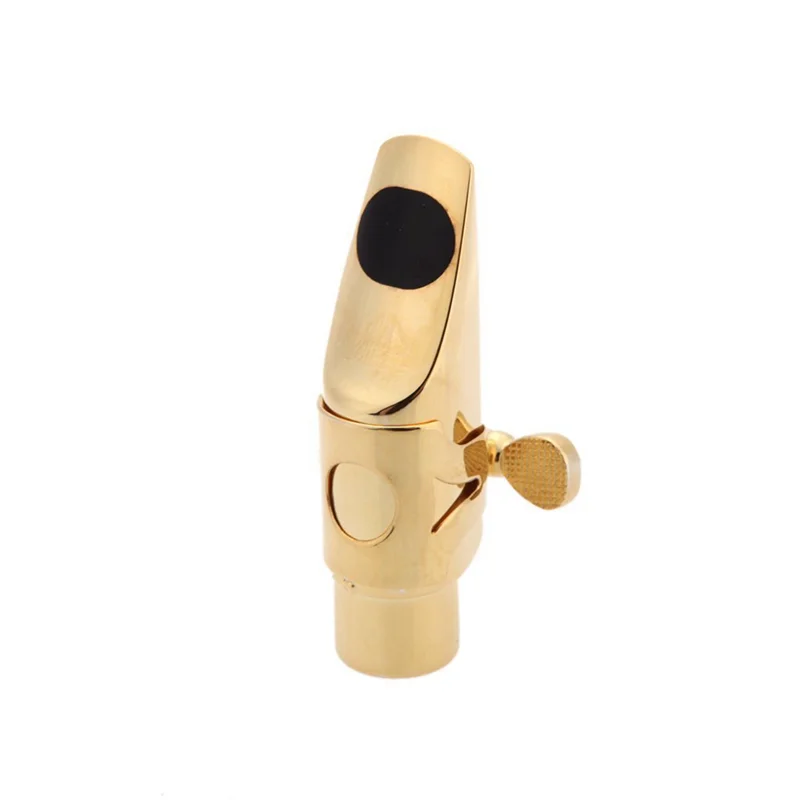 

ABJM-2X Jazz Soprano Saxophone 5C Metal Mouthpiece +Pads Cushions +Cap Buckle With Gold Plating