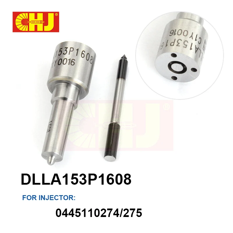 CHJ 커먼레일 깍지 DLLA153P1608, 인젝터 0445110275, 기아, 현대 엔진용