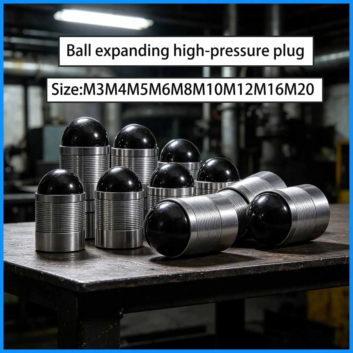 10/20PCS Ball Expansion High-pressure Plug Hydraulic Pump Hydraulic Valve Group Cylinder Sealing Oil Plug JB/T9157