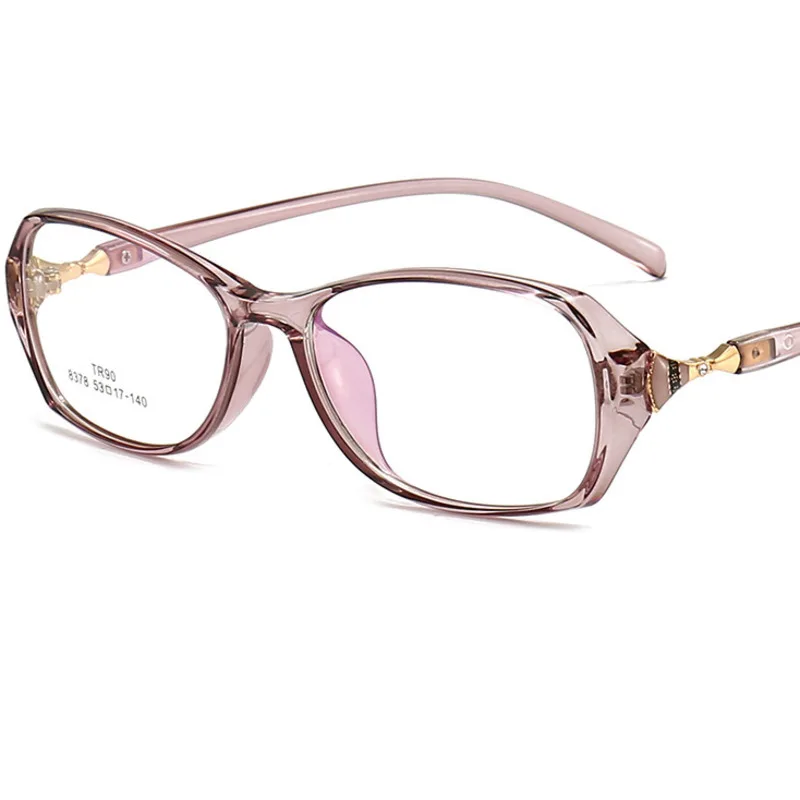 Tr90 fashionable eyeglass frame can be equipped with myopia flat lens for women eyeglasses frame Korean version frame eyeglasses