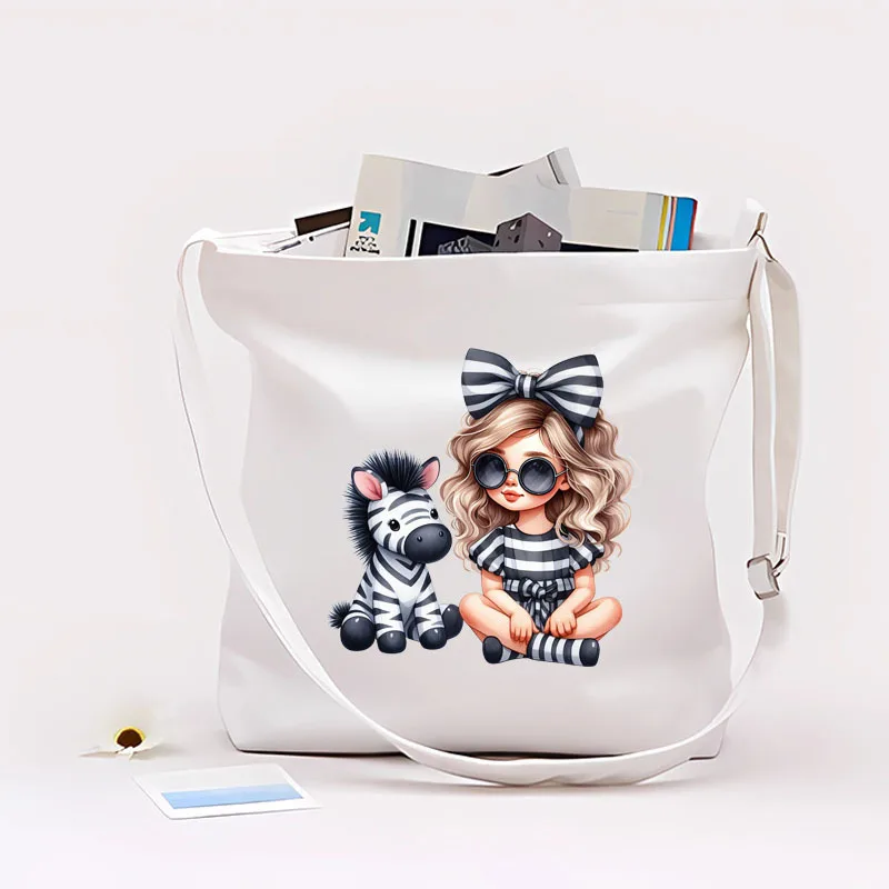 Girls and pets Thermal Patches Sticker Decoration For Pet Dolls Clothes Strips Diy Heat Transfer Iron On Patches For Clothing