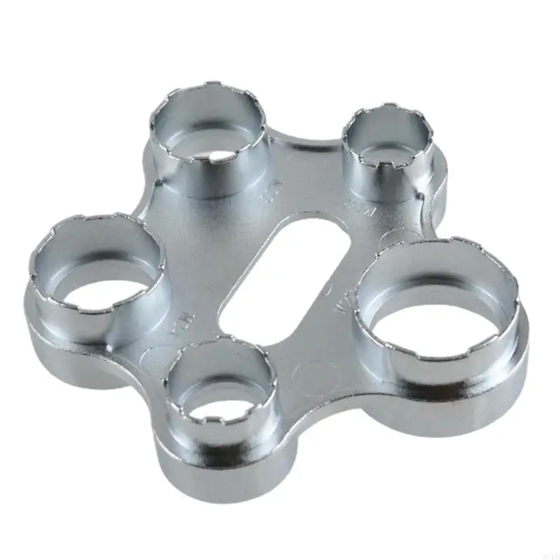 

H7ED 6 in 1 Wrench Faucet Aerators Removal Wrench Spout Removal Tool Metal Wrench Tool